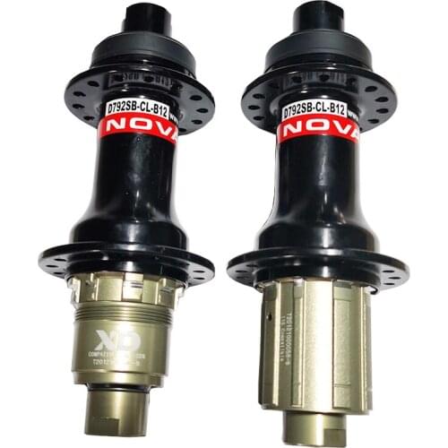 Novatec D792SB-CL-B12 Disc Center Lock BOOST J-bend Rear Hub MTB XC AM 28H 32H axle 12x148mm applicable with XD XX1 or HG 8-11s