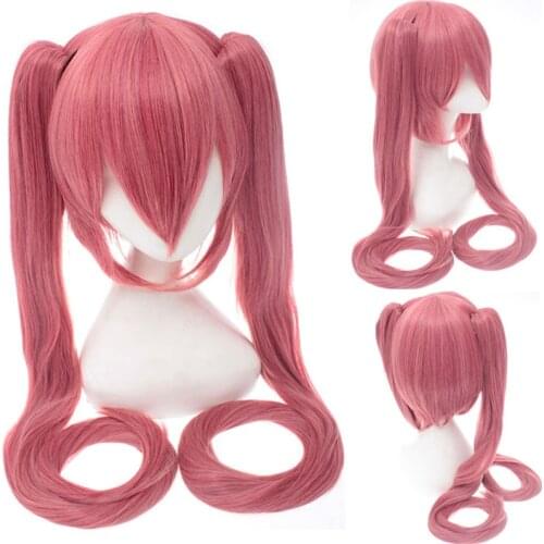 JOY&BEAUTY Lolita Wigs High Quality Senbon Sakura Hatsune Snow Hatsune Sakura Hatsune Albino Hatsune Kamori Sanae cosplay wig
