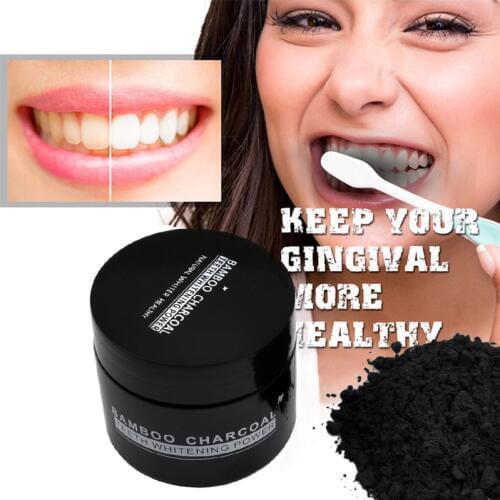 20g Teeth Whitening Powder Natural Organic Activated Charcoal Bamboo Toothpaste Oral Hygiene Dental Tooth Care Teeth health Care