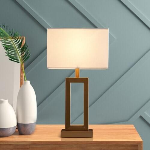 Modern led crystal table lamp white horse lamp purple bedroom lamps iron table lamps masa lambas bedroom living room