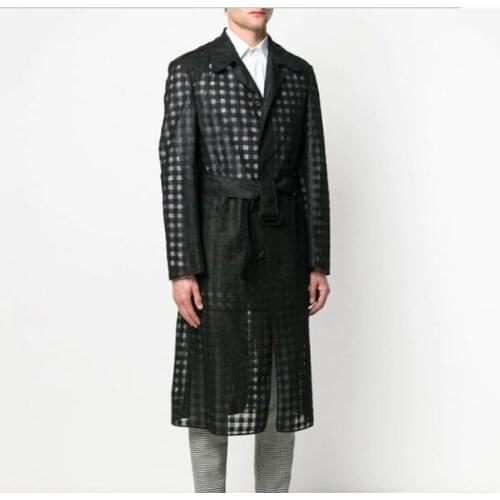 2021 New Trendsetter loose trench coat long sleeve personalized hair stylist sunblock spring/summer trend coat