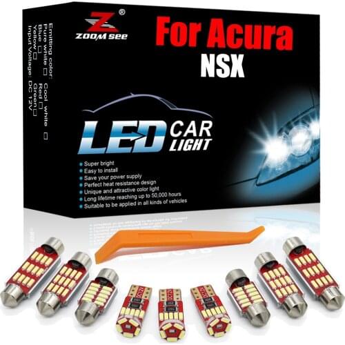 GBtuning LED For Acura NSX 1991-2005 Error Free Vehicle Indoor Map Reading Trunk Lamp Interior Light Auto Parts Car Kit Canbus