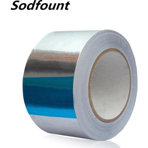 1pcs Heat-resistant floor heating pipe insulation and sealing coil, signal shielding conductive aluminum foil tape