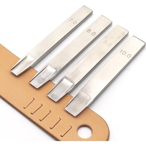 7/8/9/10mm New Original Woven style Leather Craft Tools Weaving Slot Punch Tool BV Belt Woven Pattern Tool Leather Cutter Tools