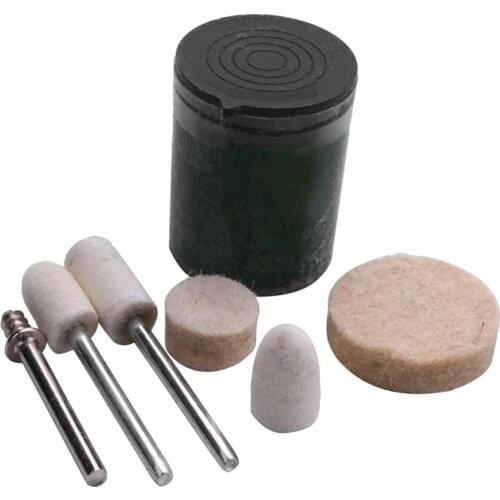 90Pcs Soft Felt Polishing Buffing Clean Wheel Kit For Rotary tools
