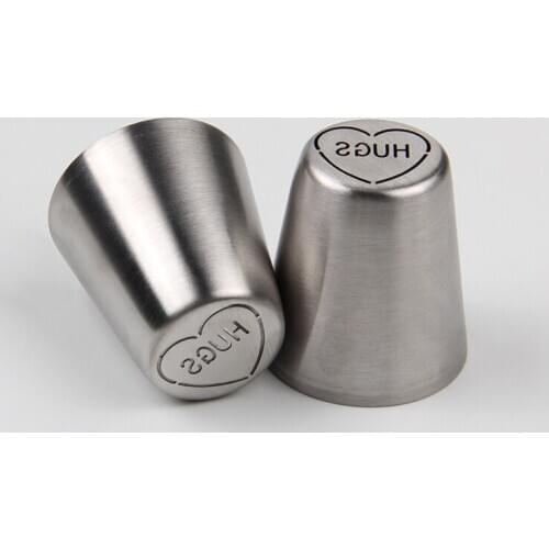 Free Shipping Stainless Steel 18/8 Cake Decorating Hugs Design Icing Piping Nozzle for Valentines' Day #VD0019