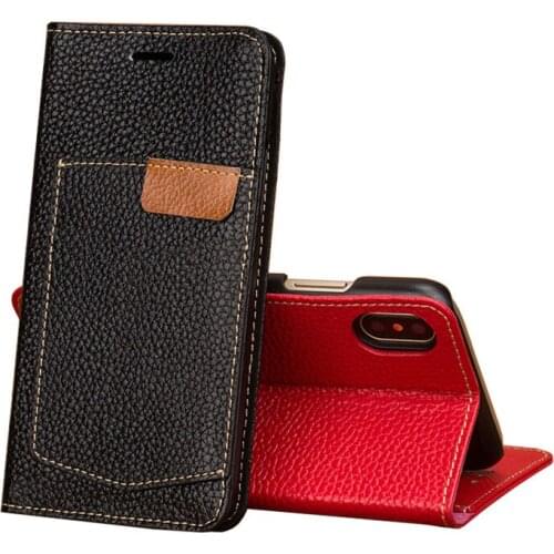 Flip Case For Samsung S6 S7 edge S8 S9 S10 Plus A20 A30 A50 A70 Cowhide wallet For Note 8 9 10plus A5 A7 A8 2018 J5 J7 2017 case