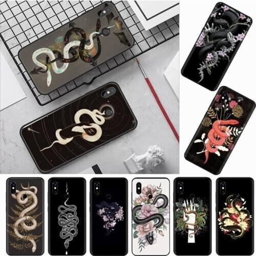 Snake painting case for airpods Phone Case For Xiaomi Redmi note 7 8 9 t k30 max3 9 s 10 pro lite