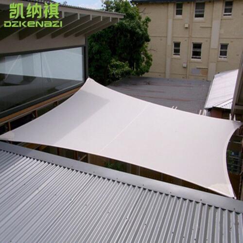 2.4 x 3.6 M/PCS Rectangle Waterproof Polyester fabrics Sun Shade Sail for garden net shades awning