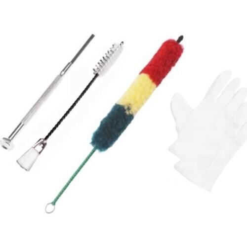 Flute Cotton Cleaning Brush Kit Flute Cotton Cleaning Brush Swab, for Flute Repair and Cleaning
