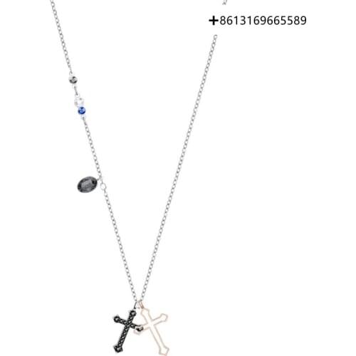 HERO High Quality Original Copy 1:1SWA Cross Necklace Logo Gift Preferred Free Package Manufacturers Wholesale