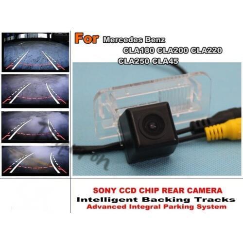 For Mercedes Benz CLA180 CLA200 CLA220 CLA250 CLA45 Smart Tracks Chip Camera HD CCD Intelligent Dynamic Rear View Camera
