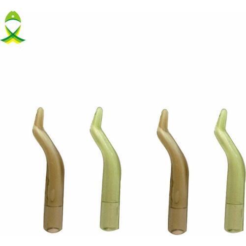 JSM 30pcs/lot Carp Fishing Hooks Sleeves Plastic Rubber Transparent Carp Rigs Hook Sleeve Carp fishing lures tackle