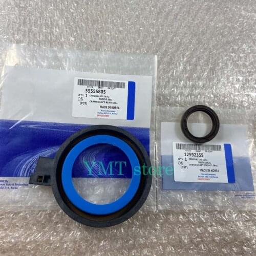 Crankshaft Front Rear Oil Seal For Chevrolet Cruze Sonic Trax Hideo Epica Aveo Buick Excelle Opel Astra Zafira 55555805 12592355