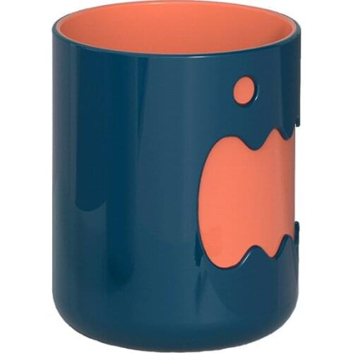Cute cartoon little monster two-color cup, mouthwash cup, toothbrush cup, tooth cylinder cup, household cartoon water cup