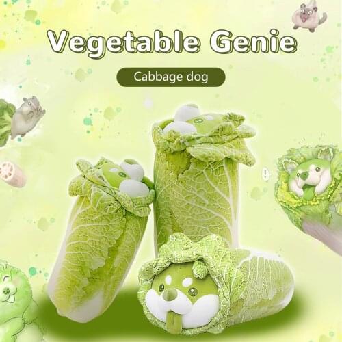 Vegetable Cabbage Dog Doll Soft Pillow Birthday Gift Girl Bed Doll Sleeping Doll Stuffed Animal For Home Decor Birthday Gifts