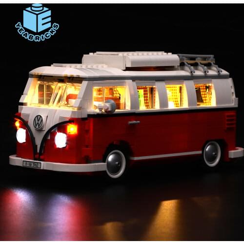 MTELE DIY LED Light Up Kit For Creator Series The T1 Camper Van Compatile With 10220 21001