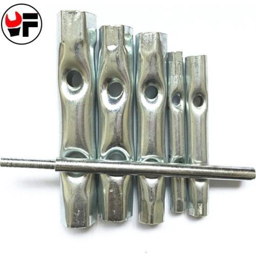 6pcs Tubular Box Spanner Set 8-17mm Hex key Wrench Metric Socket Wrench Set for Car Repair Tools Ferramenta Manual Universal Key
