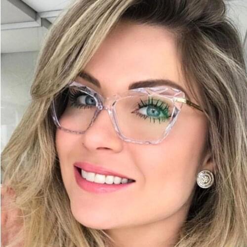 New Chic Butterfly Eyeglasses For Women Transparent Clear Glasses Ladies Optical Plastic Frame Fashion Gift