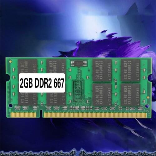 Laptop Memory Ram SO-DIMM PC2-5300 DDR2 667MHz 200PIN 2GB / DDR2 667 PC2-5300 667MHz 200 PIN For Notebook 100% Brand New
