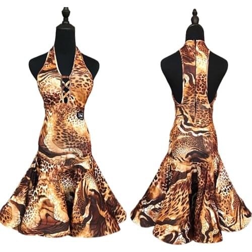Latin Dance Dress Women Sexy Tap Dance Outfit Designer Clothes Performance Costume Ballroom Practice Wear Sumba Dancewear JL2513