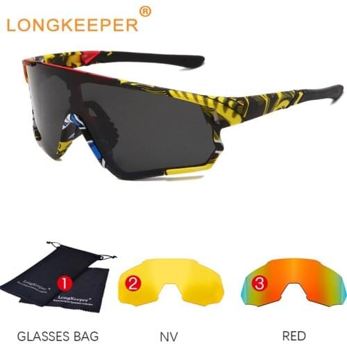 Polarized Sports Sunglasses Men 2021 Oversized Outdoor Sports Sun Glasses Fishing Driving Eyewear UV400 lunette de soleil