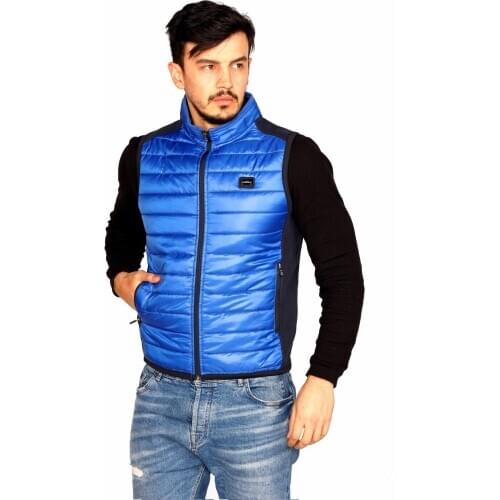 Puff Vest Quilted Fabric Custom Pattern Zippered Pocket