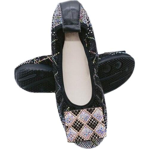 168-37 African Banana Shoes Flexibale Formal Walking Shoes Women Ballerina Ballet Flats for Girls Ladies