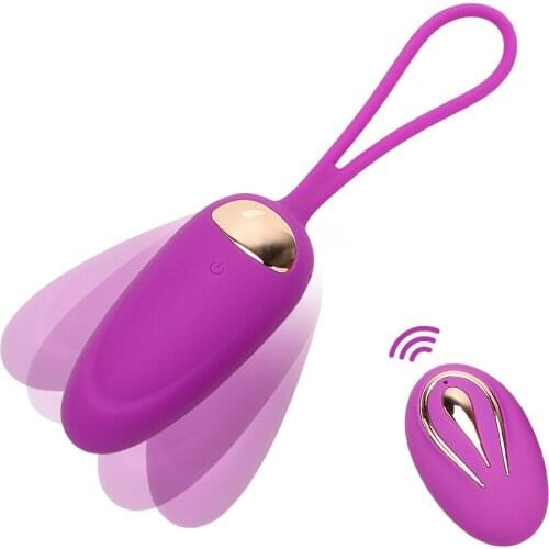 Waterproof Clitoris Stimulator 12 Speeds Erotic USB Rechargeable Vibrating Egg Sex Toys for Women Wireless Remote Control