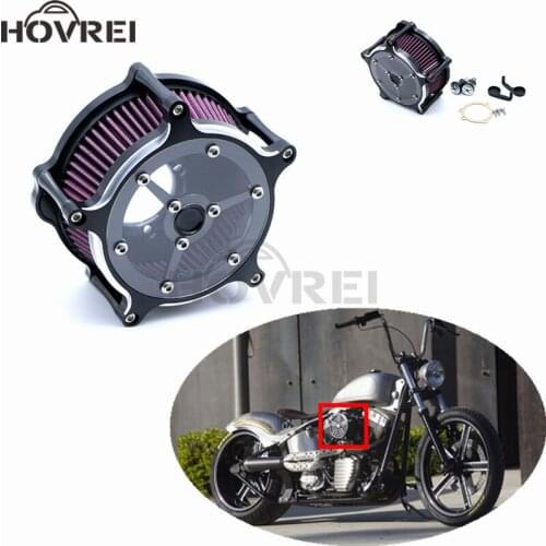 Motorcycle Air Filter CNC Turbine Air Cleaner For Harley Sportster XL883 XL1200 Iron 883 1991-2015 2016 Seventy Two Accessories