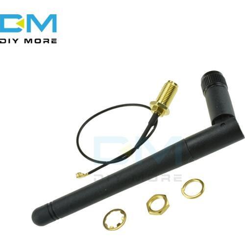 11cm 2.4G Wireless SMA Antenna Stick 2dB 2.5dB Gain For NRF24L01 PA CC2500 Module 20cm IPX Adapter Cable For Arduino