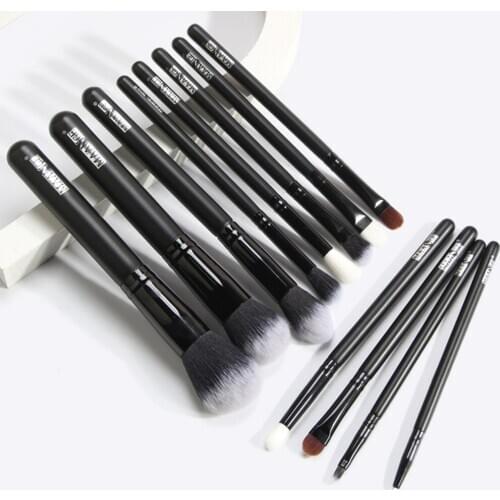 12pcs Make Up Brush Cosmetics Beauty Tools Professional Make-Up Sets for Eyebrow Eyeshadow Eyeliner Cosmetic Brushes