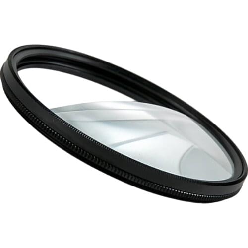 77mm Split Field Filter +2 Diopter Optical Glass Prism Filters with Rotatable Ring Photography SLR Camera Accessories