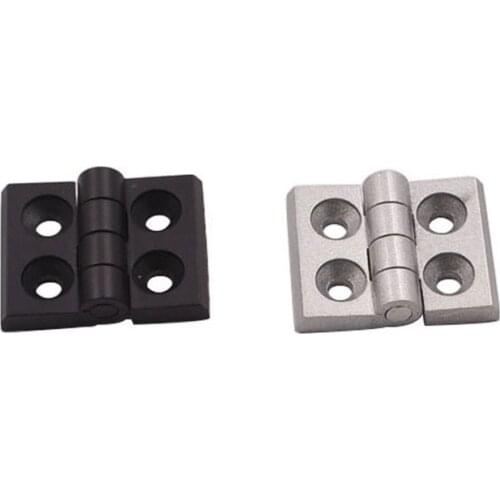 10PCS Aluminum Extrusion Profile for 2020 3030 3040 4040 Metal Hinge Zinc Alloy Hinges With Screw and Nut
