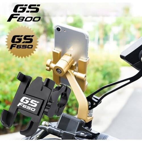 Aluminum Motorcycle Handlebar Phone Holder Stand Mount For BMW F650GS F800GS F650 GS F 650GS 2008-2012 2010 2011 Accessories
