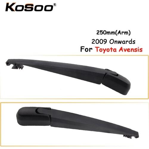KOSOO Auto Rear Car Wiper Blade For Toyota Avensis,250mm 2009 Onwards Rear Window Windshield Wiper Blades Arm,Car Accessories
