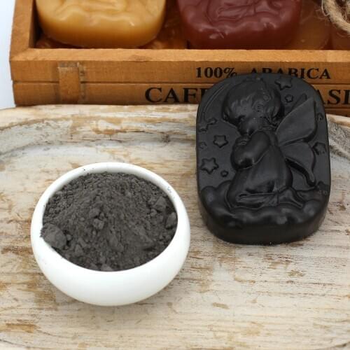 Tie dye kit set tools for soap making Pigment home handmade soap supplies Black Nature Volcanic ash mineral powder 100g