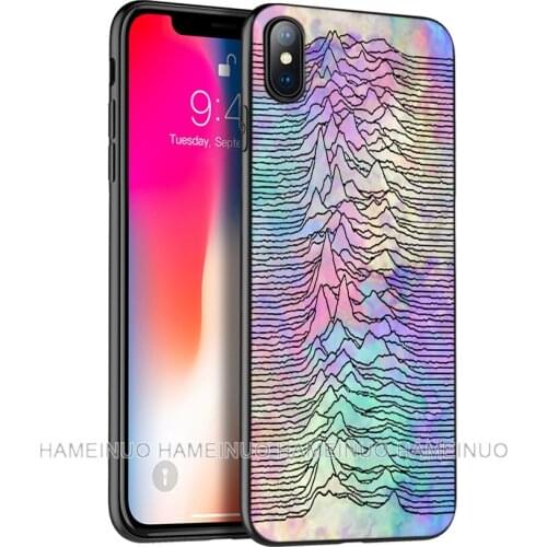 Black tpu case for iphone 5 5s SE 2020 6 6s 7 8 plus x 10 case silicone cover for iphone XR XS 11 pro MAX case joy division