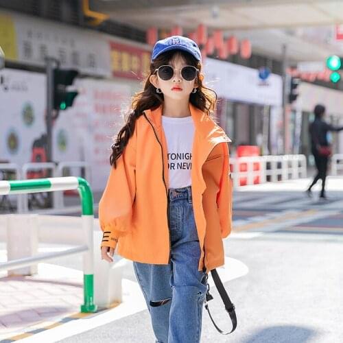 Girls Babys Kids Coat Jacket Outwear 2021 Loose Autumn Thicken Warm Overcoat Top Outdoor Sport Birthday Gift Childrens Clothin