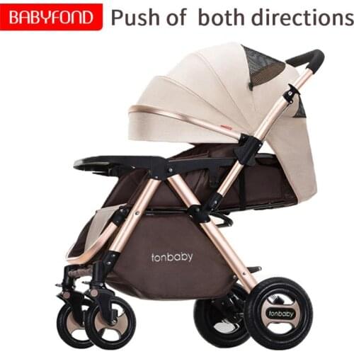 High Landscape Stroller Can Sit Reclining Light Portable Folding Child Baby Two-way Baby Stroller