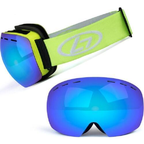 Ski Goggles Double Layers UV400 Anti-fog Big Ski Mask Glasses Skiing Men Women Snow Snowboard Goggles Sportswear & Accessories