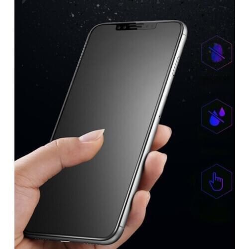 For iPhone 11 12 Pro Max Matte Frosted Tempered Glass Screen Protector For iPhone X 12 Mini 5S SE 2020 6 6S 7 8 Plus XS Max XR