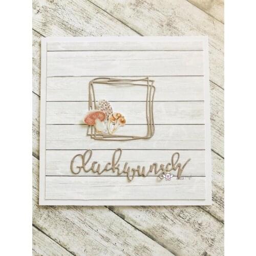 Mmao Crafts Metal Steel Cutting Dies New congratulation letters Stencil For DIY Scrapbooking Paper/photo Cards Embossing Dies