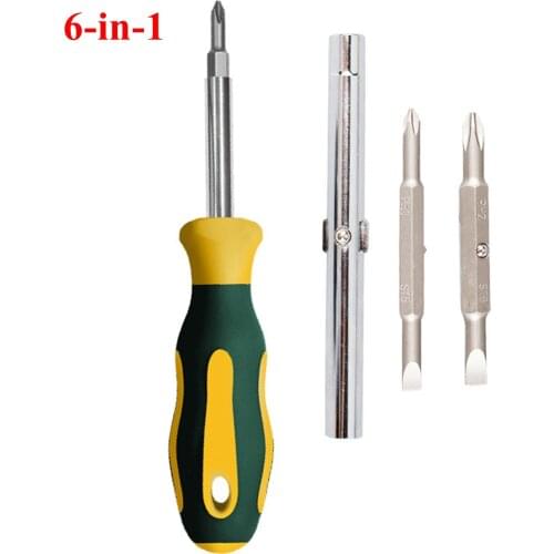 6-in-1/19-in-1 Ratchet Screwdriver Set Hand Tool Multi-Tool Screwdriver Kits Home Repair Screwdriver Tool Accessories