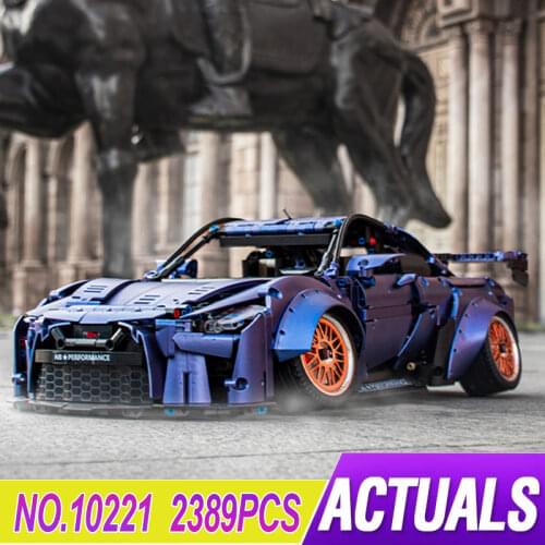 New MOC Green Super Sports Car 2435pcs Building Blocks Bricks Educational Puzzle Toy Christmas Gift For Boy