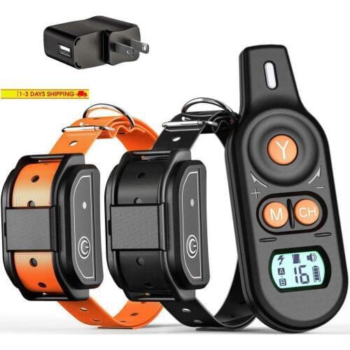 Buddipets Dog Training Collar, 2019 New Version Waterproof Dual Channel Control BNF