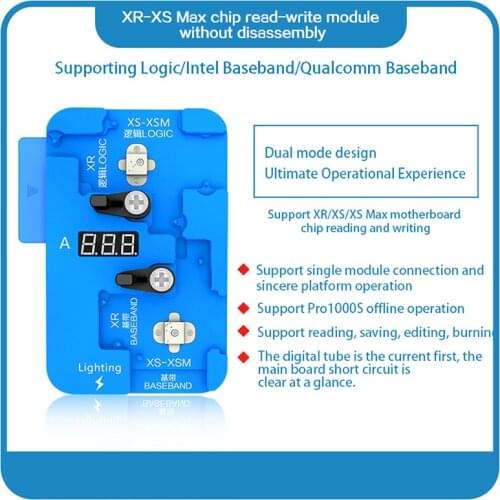 JC PRO1000S Logic Baseband EEPROM Chip Non-removal Read Write Burn Programmer for iPhone XR XS XSMAX X 8P 8 7P 7 6SP 6S 6P 6