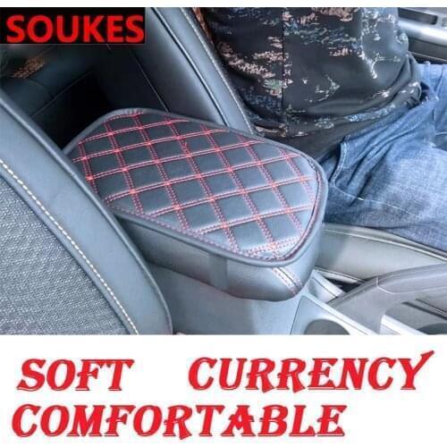 Car Stylling Center Console Armrest Box Pad For Honda Civic 2006-2011 Accord Fit CRV HRV City Jazz Subaru Forester Impreza XV