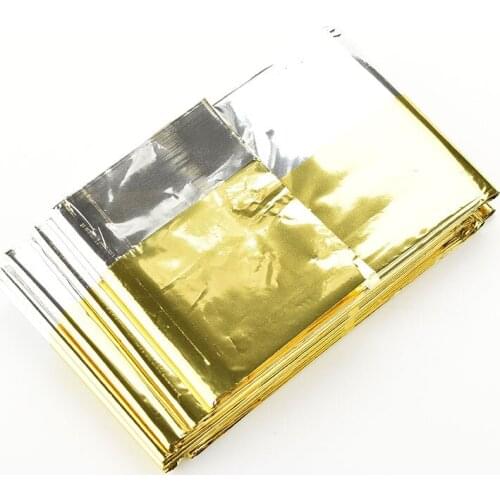 Camping Mat Insulating Mylar Material First Aid Blanket Outdoor Survival Life-saving Waterproof Emergency Rescue Tent
