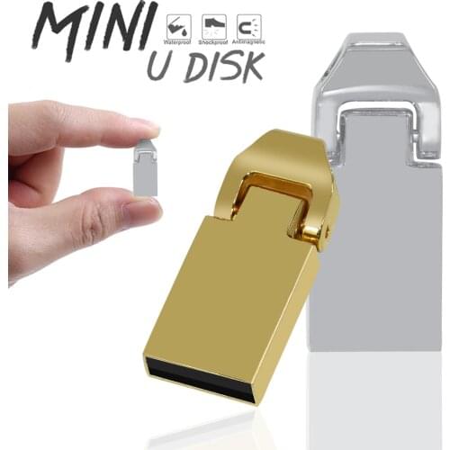 Real Capacity Super mini USB 2.0 Flash Drives usb pen drive 128gb 64gb 32gb 16gb 8gb usb creative metal stick high speed U disk